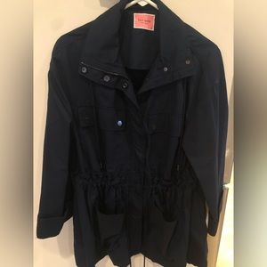 Kate spade navy draw string jacket